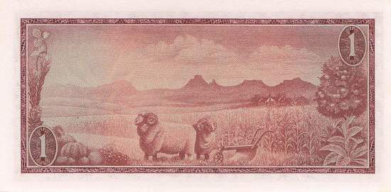 Südafrika p116a 1 Rand 1973